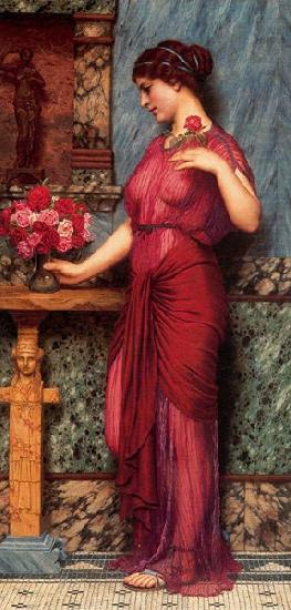 John William Godward An Offering to Venus china oil painting image